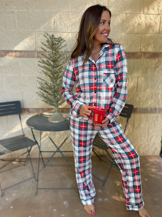 Holiday Plaid Pajama Set