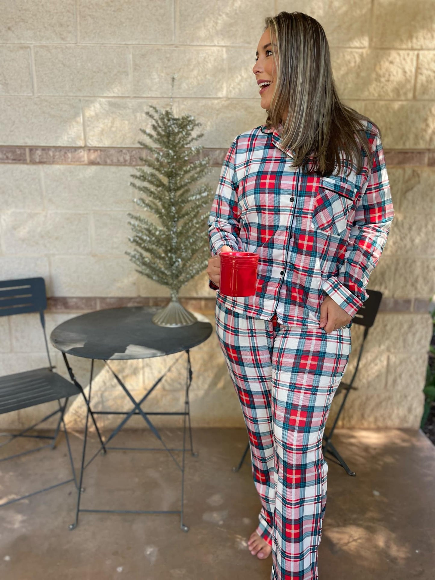 Holiday Plaid Pajama Set