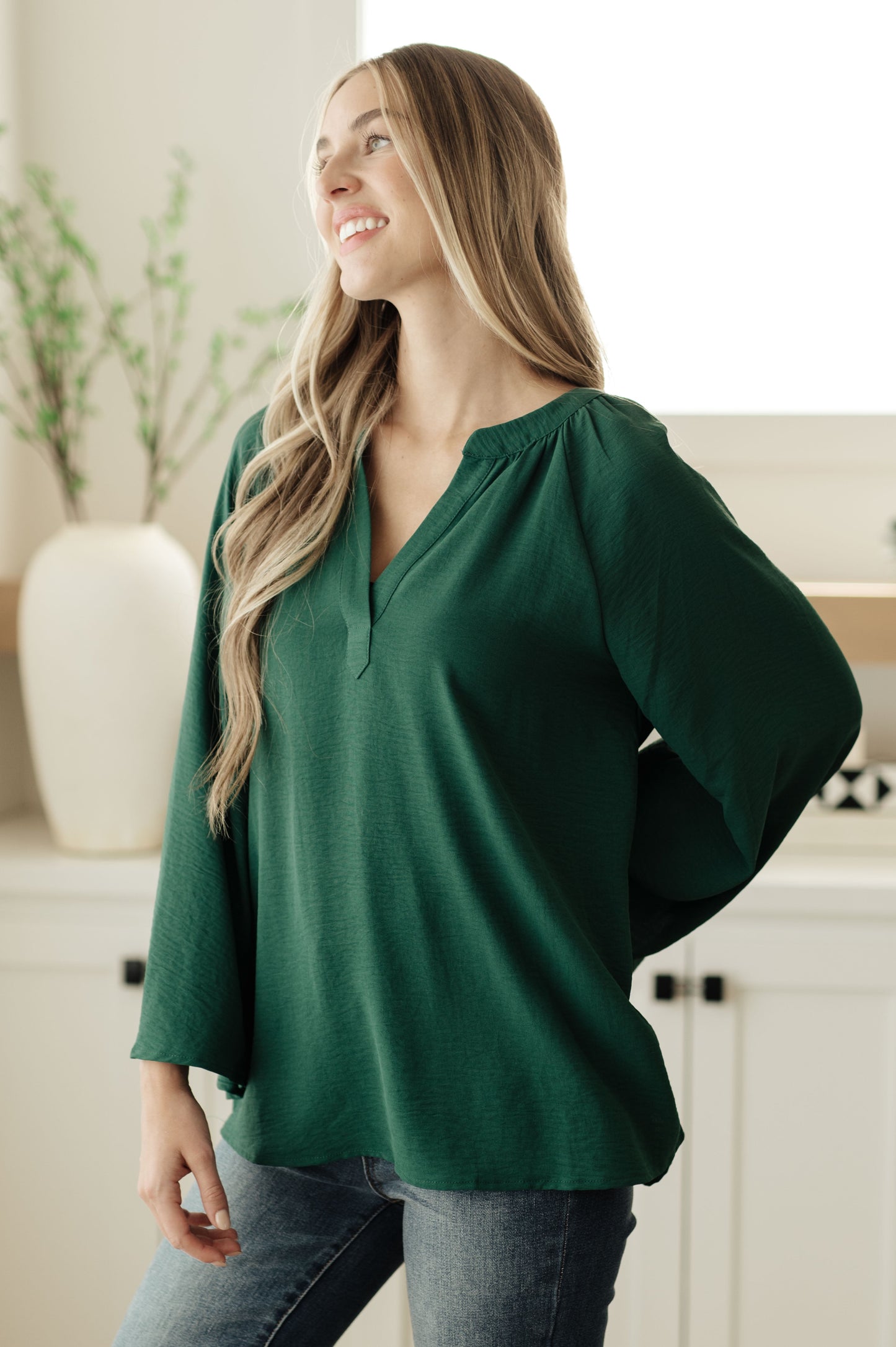 Climb On V-Neck Blouse