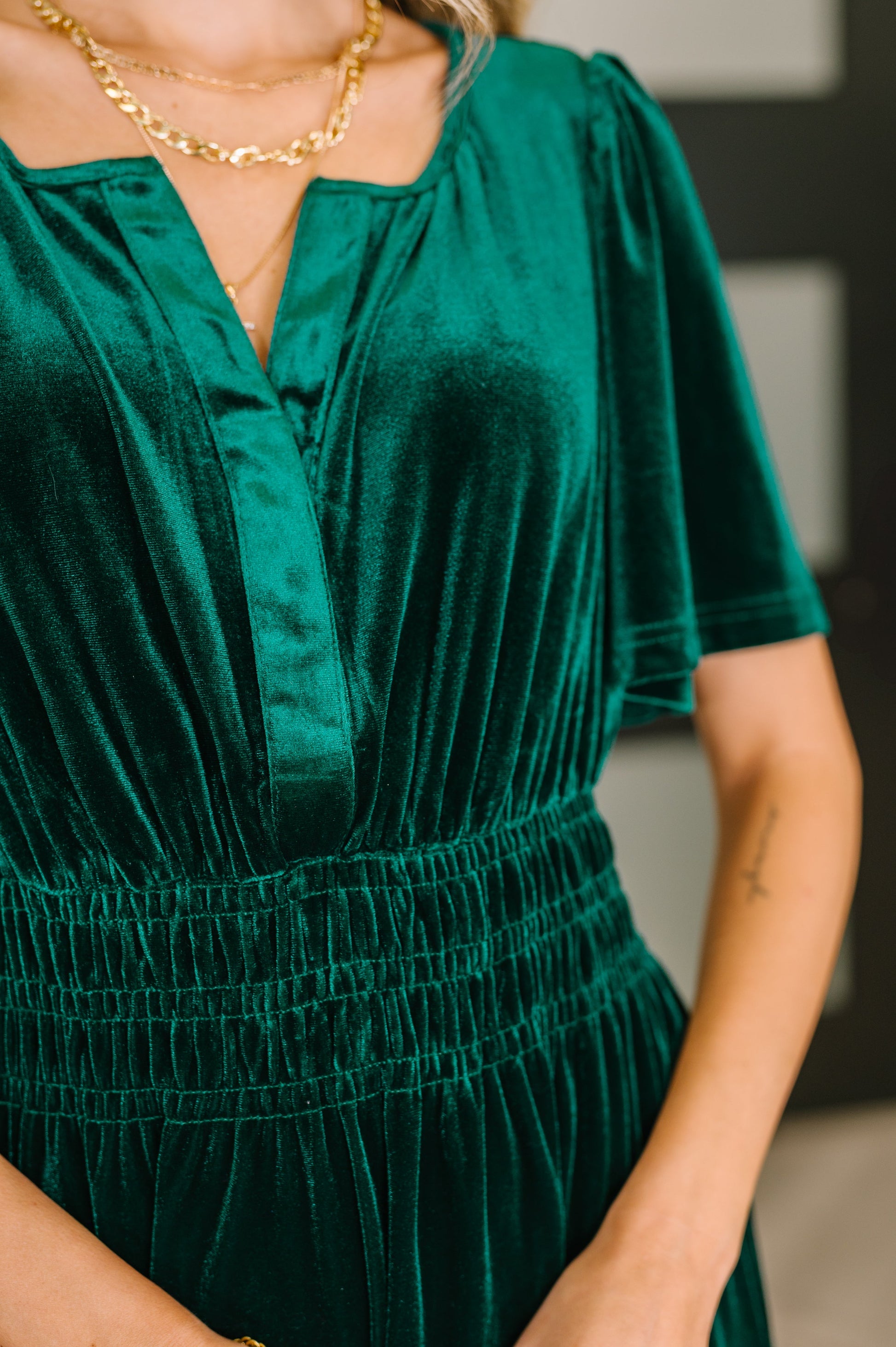 Softest Touch Velvet Tiered Dress – Local Roots Boutique